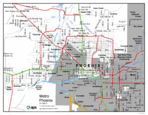 APS Service Map - Phoenix Metropolitan Area